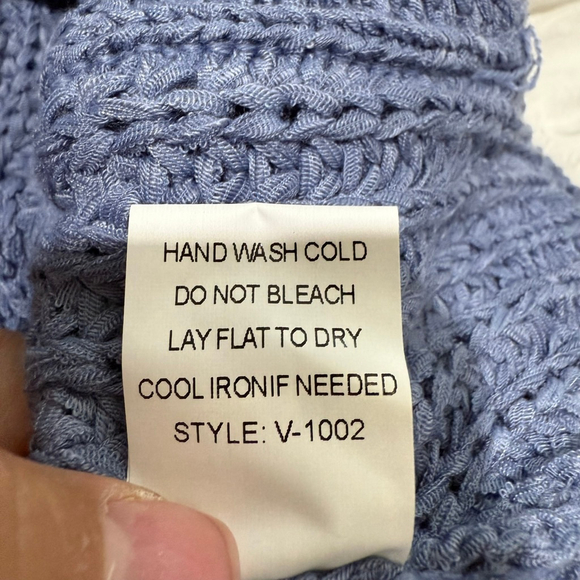 NEW Women's Piper & Scoot Button-Up Vest Blue/Gold Size M - Picture 4 of 12